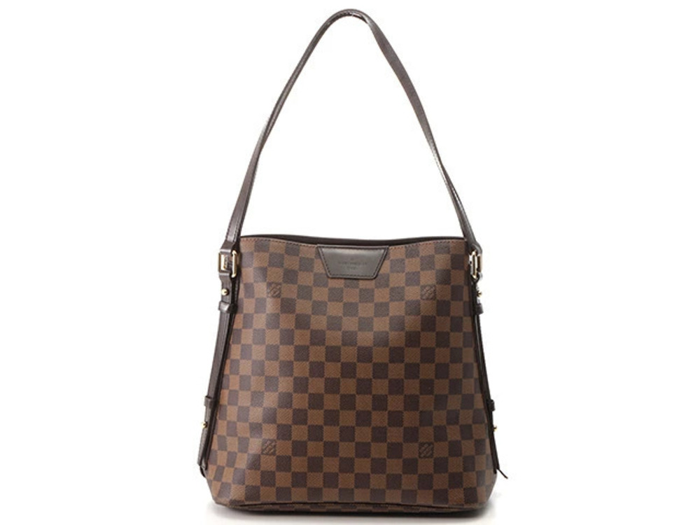 LOUIS VUITTON Tote Bag Damier Ebene Brown Cabas Rivington
